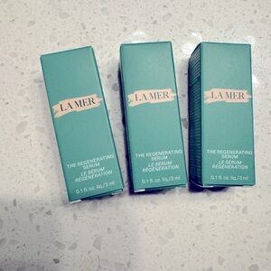 La Mer Regenerating Serum Set   3 boxes 
.01 each box